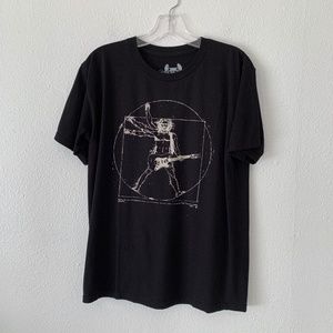 Headline Shirts 'The Vitruvian Man' rocker print
